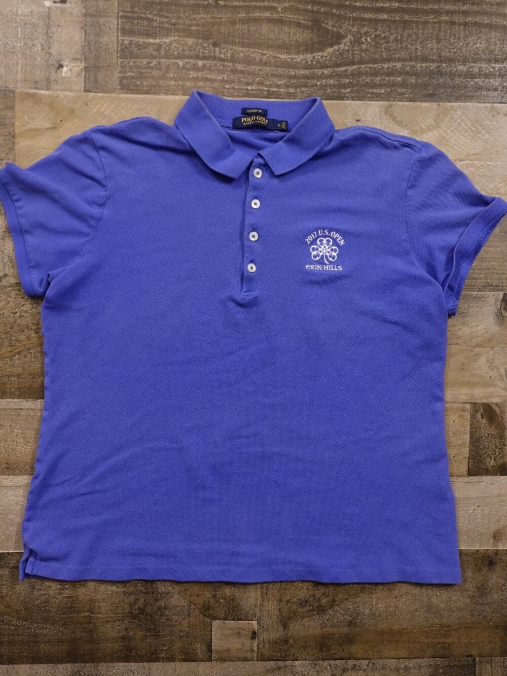 Polo Golf‎ Ralph Lauren U.S. Open Erin Hills Polo Shirt Women’s Large Blue